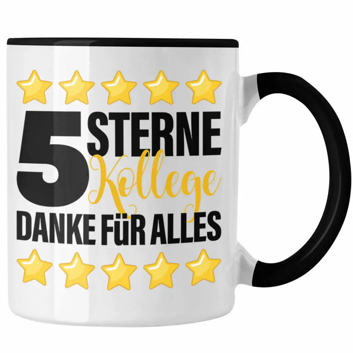 5 Sterne Kollege Tasse Geschenk Bester Kollege Der Welt Geschenkidee Lustiger Spruch Trendation