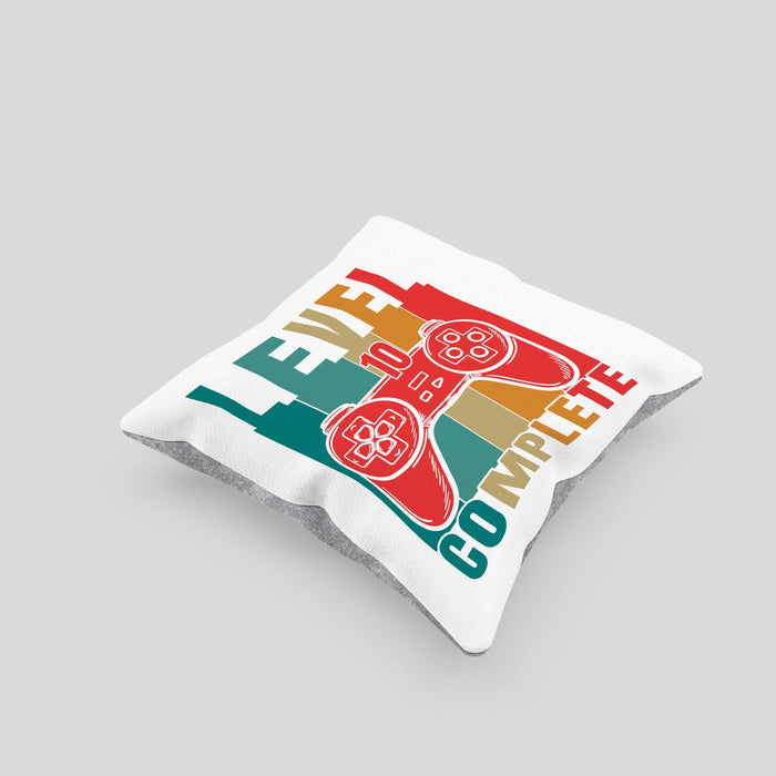 10. Geburtstag Junge Lustige Gamer Kissen mit Füllung 40x40 Zocker Geschenk Gamer Gamergirl Geschenkidee Geburtstag 10er Geburtstag (Grau) Grau Trendation