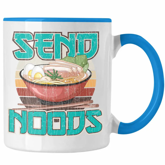 Anime Tasse Geschenk Spruch Kaffeetasse Geschenke Deko Anme Fan Send Noods Blau Trendation