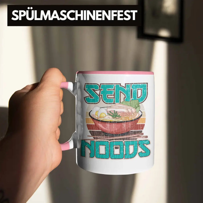 Anime Tasse Geschenk Spruch Kaffeetasse Geschenke Deko Anme Fan Send Noods Rosa Trendation