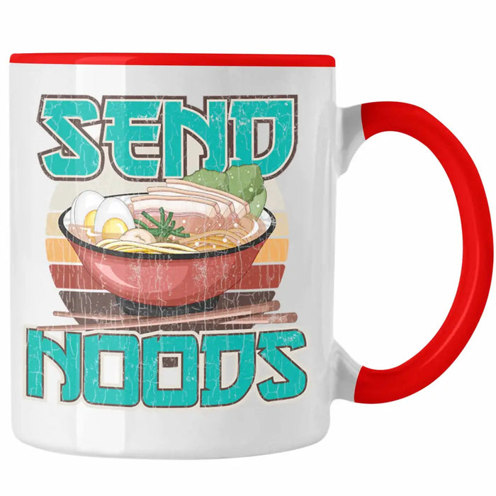 Anime Tasse Geschenk Spruch Kaffeetasse Geschenke Deko Anme Fan Send Noods Rot Trendation