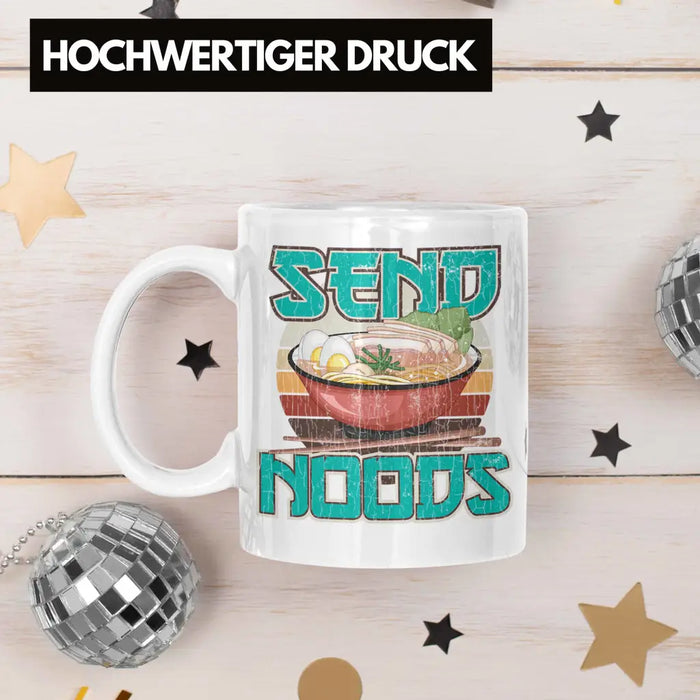 Anime Tasse Geschenk Spruch Kaffeetasse Geschenke Deko Anme Fan Send Noods Weiß Trendation