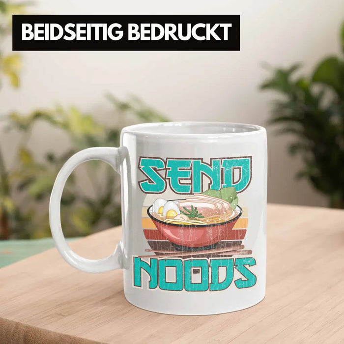 Anime Tasse Geschenk Spruch Kaffeetasse Geschenke Deko Anme Fan Send Noods Weiß Trendation