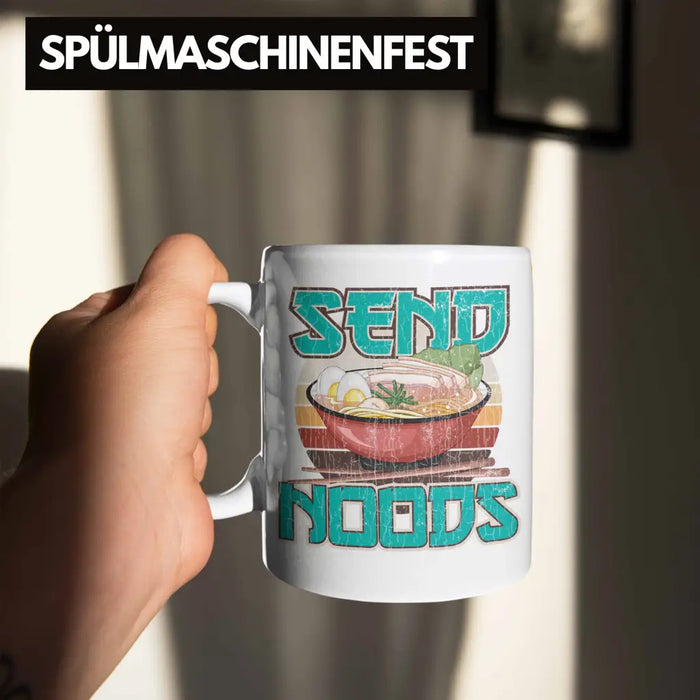 Anime Tasse Geschenk Spruch Kaffeetasse Geschenke Deko Anme Fan Send Noods Weiß Trendation