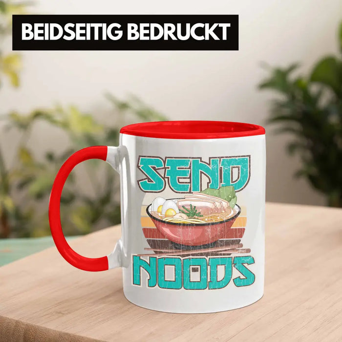 Anime Tasse Geschenk Spruch Kaffeetasse Geschenke Deko Anme Fan Send Noods Rot Trendation