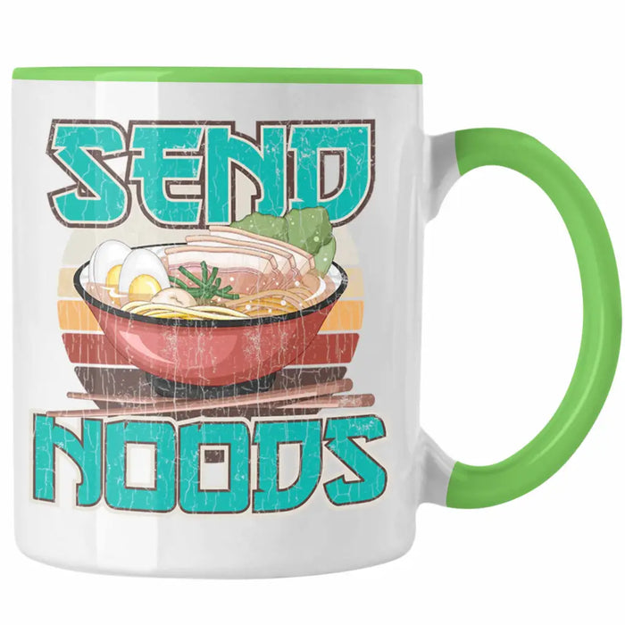 Anime Tasse Geschenk Spruch Kaffeetasse Geschenke Deko Anme Fan Send Noods Grün Trendation