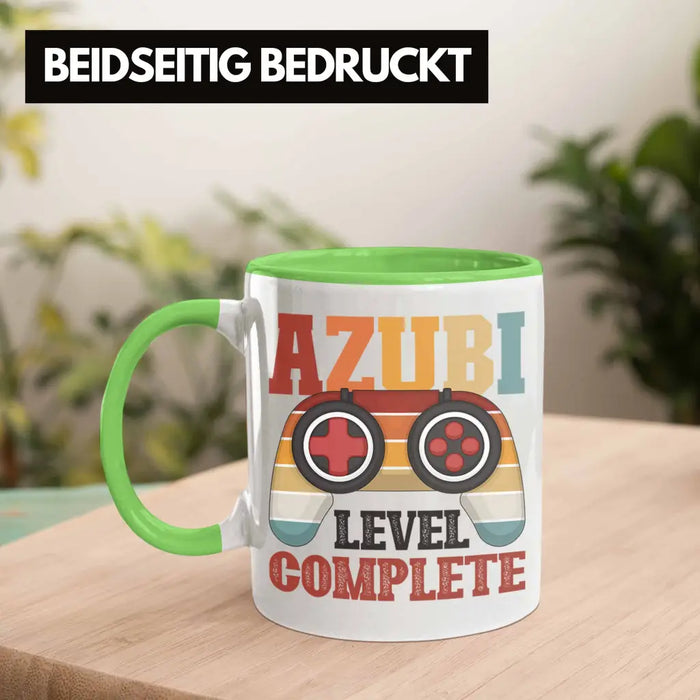 Ausbildung Bestanden Azubi Tasse Geschenk für Azubis Bester Auszubildender Prüfung Bestanden Azubi Grün Trendation