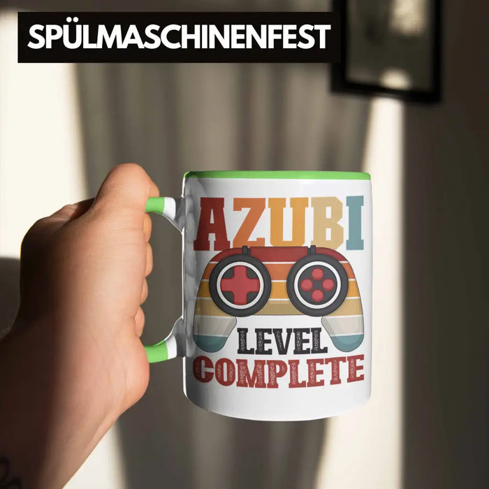 Ausbildung Bestanden Azubi Tasse Geschenk für Azubis Bester Auszubildender Prüfung Bestanden Azubi Grün Trendation