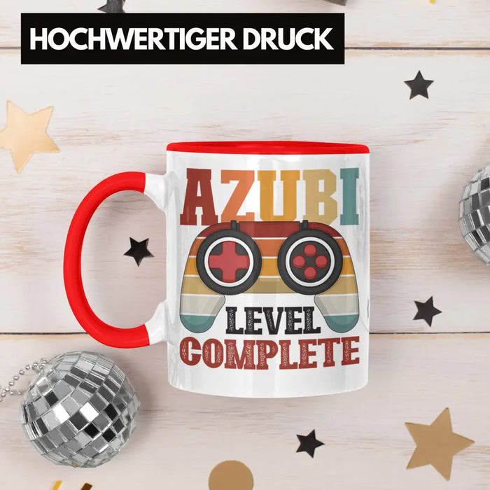 Ausbildung Bestanden Azubi Tasse Geschenk für Azubis Bester Auszubildender Prüfung Bestanden Azubi Rot Trendation