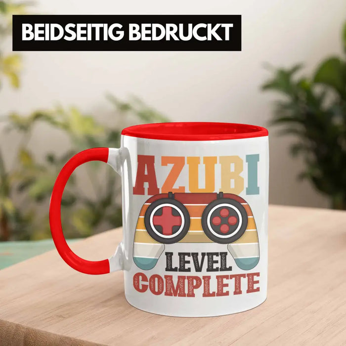 Ausbildung Bestanden Azubi Tasse Geschenk für Azubis Bester Auszubildender Prüfung Bestanden Azubi Rot Trendation