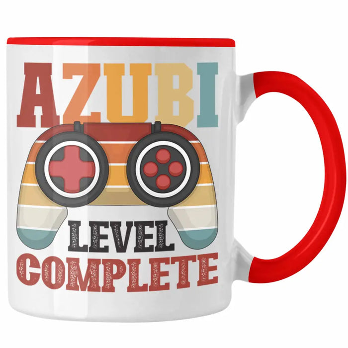 Ausbildung Bestanden Azubi Tasse Geschenk für Azubis Bester Auszubildender Prüfung Bestanden Azubi Rot Trendation