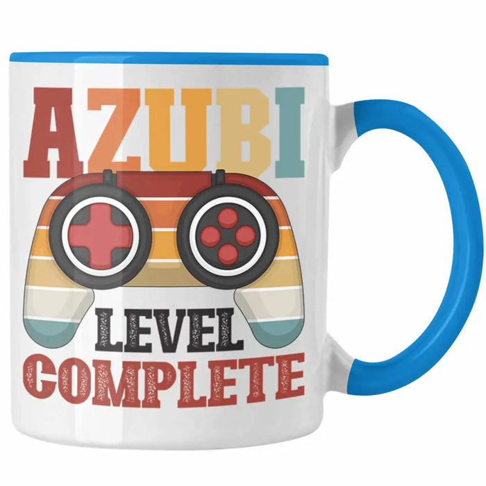 Ausbildung Bestanden Azubi Tasse Geschenk für Azubis Bester Auszubildender Prüfung Bestanden Azubi Blau Trendation