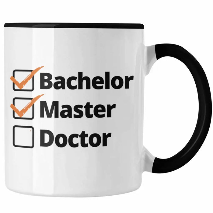 Bachelor Geschenk Abschluss Tasse Spruch Master Graduation Bestanden Prüfung Trendation