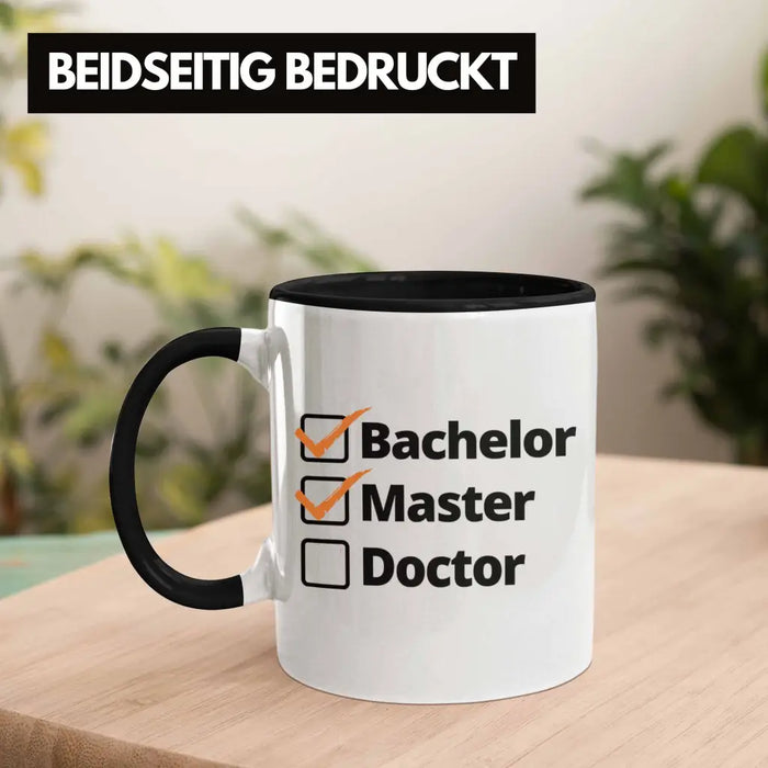 Bachelor Geschenk Abschluss Tasse Spruch Master Graduation Bestanden Prüfung Trendation