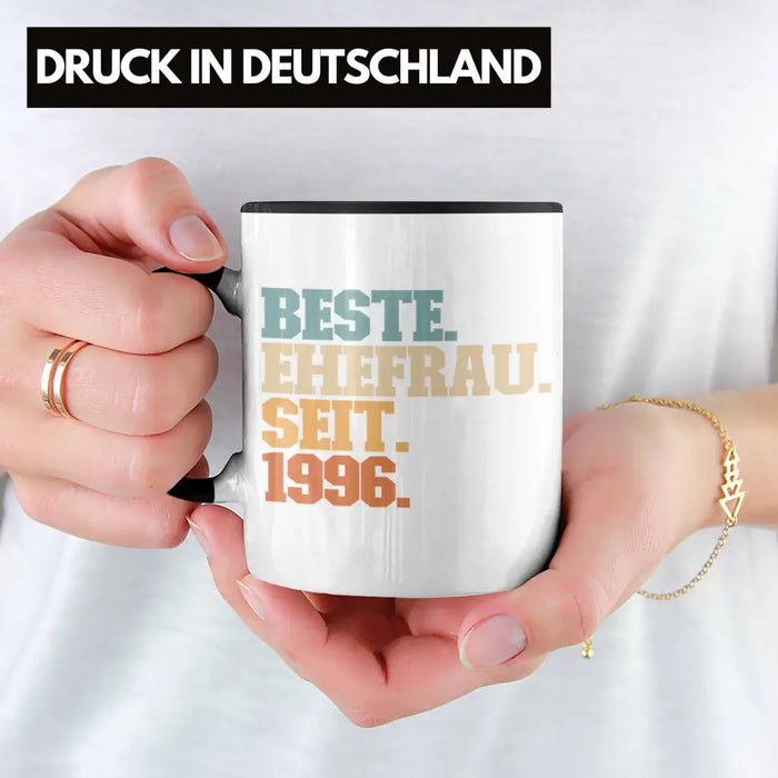 Beste Ehefrau Seit 1996 Geschenk Jahrestag Trendation