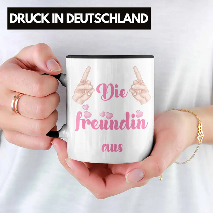 Beste Freundin Tasse Geschenk Kaffeetasse Geschenkidee BFF Allerbeste Freundin Spruch Geburtstag Freundinnen Geschenkidee Trendation