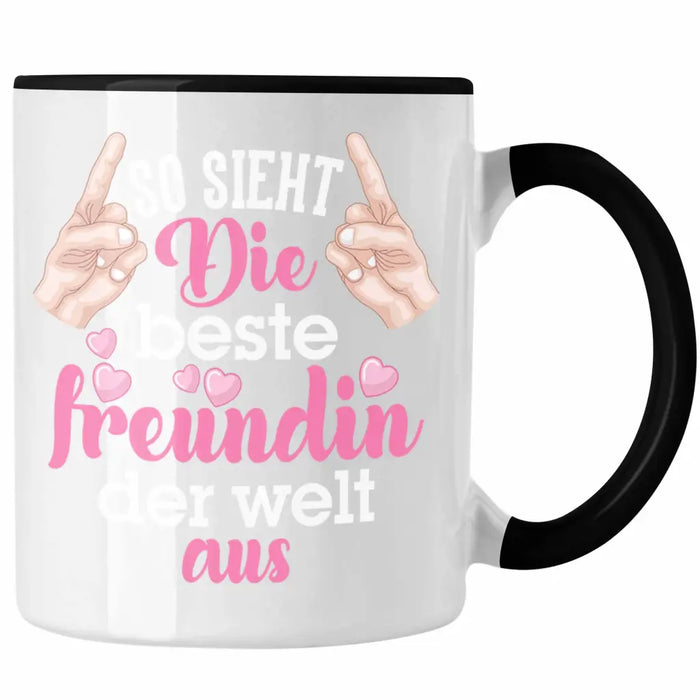 Beste Freundin Tasse Geschenk Kaffeetasse Geschenkidee BFF Allerbeste Freundin Spruch Geburtstag Freundinnen Geschenkidee Trendation