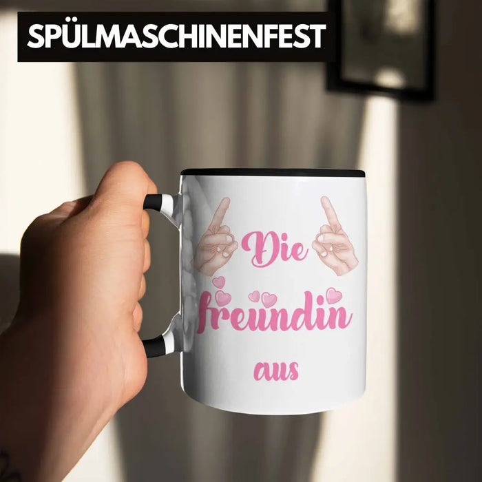 Beste Freundin Tasse Geschenk Kaffeetasse Geschenkidee BFF Allerbeste Freundin Spruch Geburtstag Freundinnen Geschenkidee Trendation