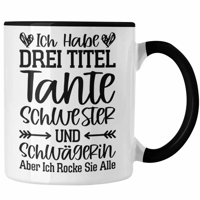 Beste Tante Geschenk Tasse mit Spruch für Tante Weihnachten Lieblings Schwester Tante Schwägerin Trendation