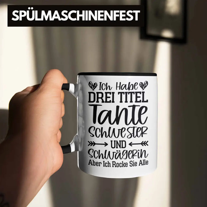 Beste Tante Geschenk Tasse mit Spruch für Tante Weihnachten Lieblings Schwester Tante Schwägerin Trendation