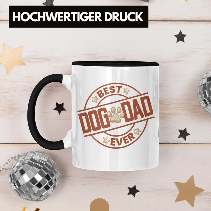 Bester Hundepapa Ever Tasse Hunde Papa Dog Dad Geschenk Geschenkidee Trendation