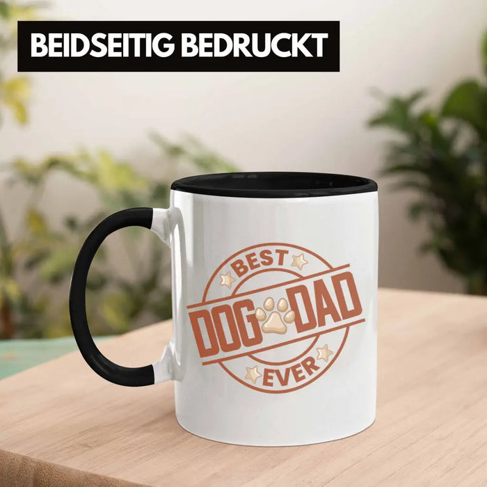Bester Hundepapa Ever Tasse Hunde Papa Dog Dad Geschenk Geschenkidee Trendation