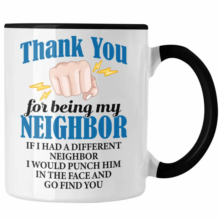Bester Nachbar Geschenk für Nachbarn Tasse Geschenkidee Beste Nachbarn der Welt Trendation