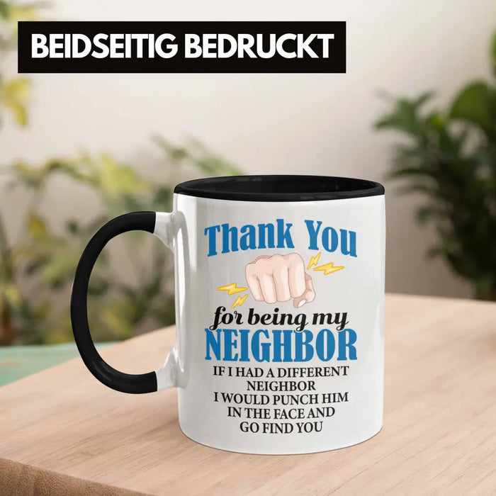 Bester Nachbar Geschenk für Nachbarn Tasse Geschenkidee Beste Nachbarn der Welt Trendation