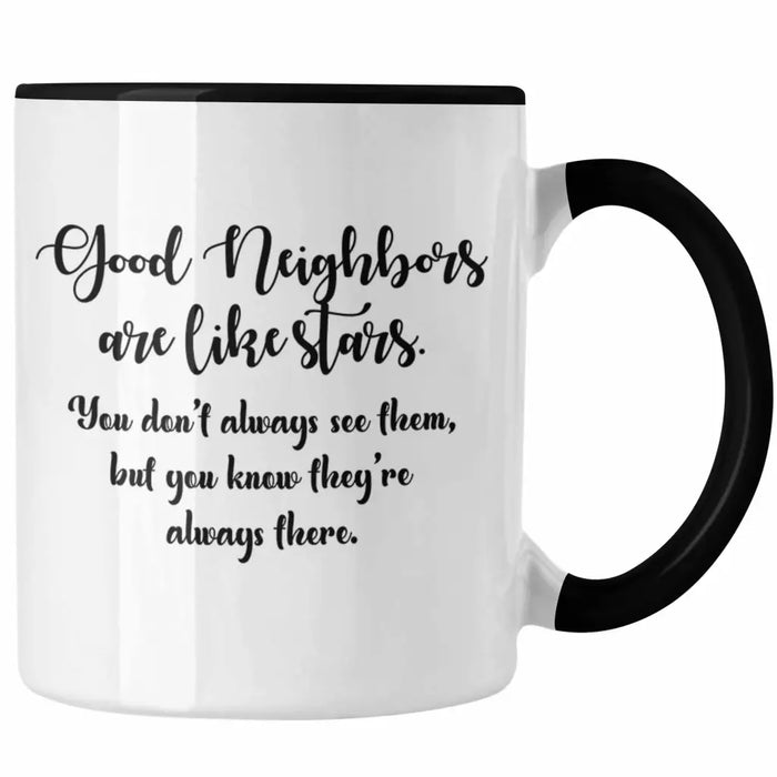 Bester Nachbar Geschenk für Nachbarn Tasse Geschenkidee Beste Nachbarn der Welt Nachbarin Trendation