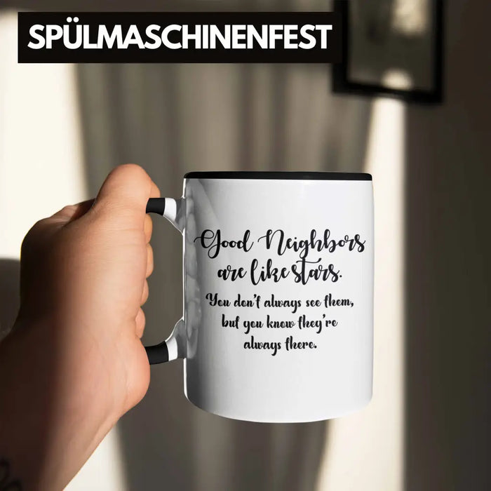 Bester Nachbar Geschenk für Nachbarn Tasse Geschenkidee Beste Nachbarn der Welt Nachbarin Trendation