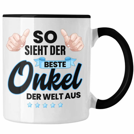Bester Onkel Geschenk von Nichte Neffe Lustige Tasse Spruch Geschenke für Onkel Nichten Geschenkidee Lustig Trendation