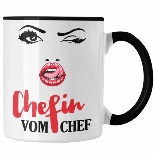 Chefin Vom Chef Tasse Geschenk Ehefrau Damen Geschenkidee Trendation