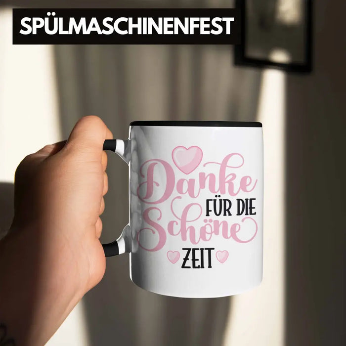 Danke für Die Schöne Zeit Tasse Geschenk Abschied Kollege Lehrerin Kollegin Freundin Abschiedsgeschenk Spruch Jobwechsel Neuer Job Trendation