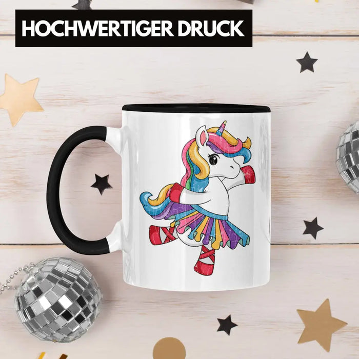 Einhorn Tasse Geschenk Mädchen Tochter Einhörner Grafik Pferde Reiterin Geschenkidee Frau Mama Trendation