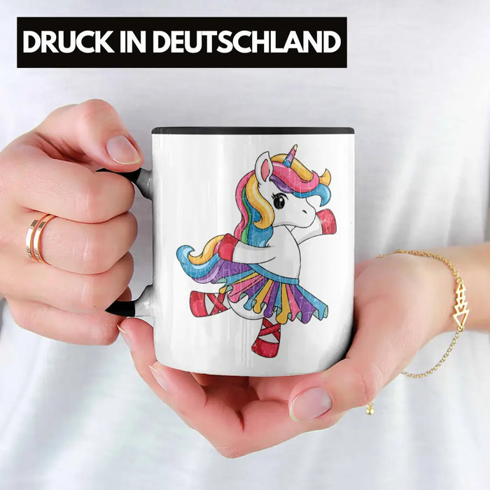Einhorn Tasse Geschenk Mädchen Tochter Einhörner Grafik Pferde Reiterin Geschenkidee Frau Mama Trendation