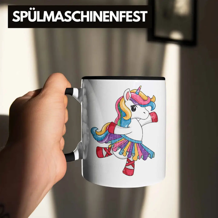 Einhorn Tasse Geschenk Mädchen Tochter Einhörner Grafik Pferde Reiterin Geschenkidee Frau Mama Trendation