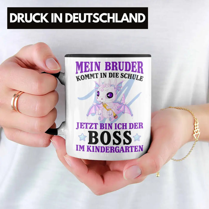 Einschulung Geschenk für Schultüte Füllung Tasse Schulstart 1. Schultag Schuleinführung Schulanfang Geschenkidee Schulkind Jungs Bruder Trendation