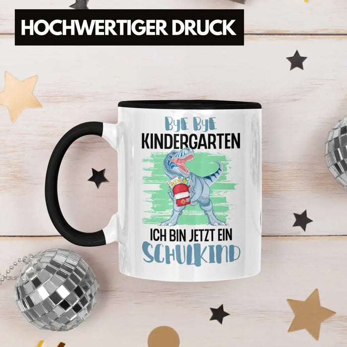 Einschulung Junge Dino Geschenk für Schultüte Füllung Tasse Schulstart 1. Schultag Schuleinführung Schulanfang Geschenkidee Schulkind 2022 Trendation