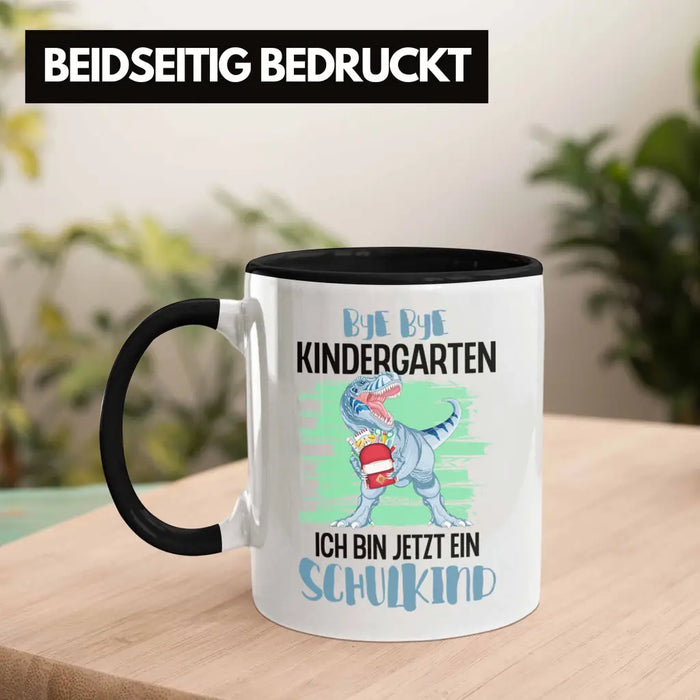 Einschulung Junge Dino Geschenk für Schultüte Füllung Tasse Schulstart 1. Schultag Schuleinführung Schulanfang Geschenkidee Schulkind 2022 Trendation