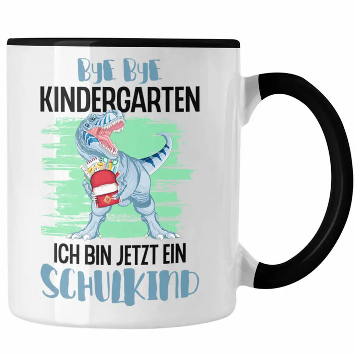 Einschulung Junge Dino Geschenk für Schultüte Füllung Tasse Schulstart 1. Schultag Schuleinführung Schulanfang Geschenkidee Schulkind 2022 Trendation