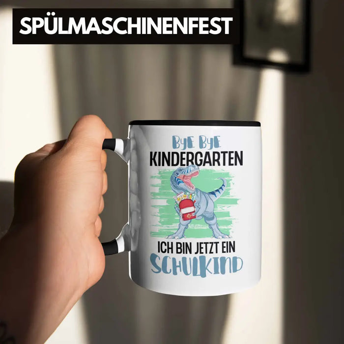 Einschulung Junge Dino Geschenk für Schultüte Füllung Tasse Schulstart 1. Schultag Schuleinführung Schulanfang Geschenkidee Schulkind 2022 Trendation