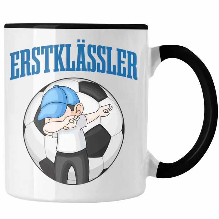 Einschulung Junge Geschenk für Schultüte Füllung Tasse Schulstart 1. Schultag Schuleinführung Schulanfang Geschenkidee Schulkind Jungs Fussball Trendation