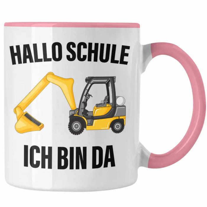 Einschulung Junge Geschenk für Schultüte Füllung Tasse Schulstart 1. Schultag Schuleinführung Schulanfang Geschenkidee Schulkind Jungs Rosa Trendation