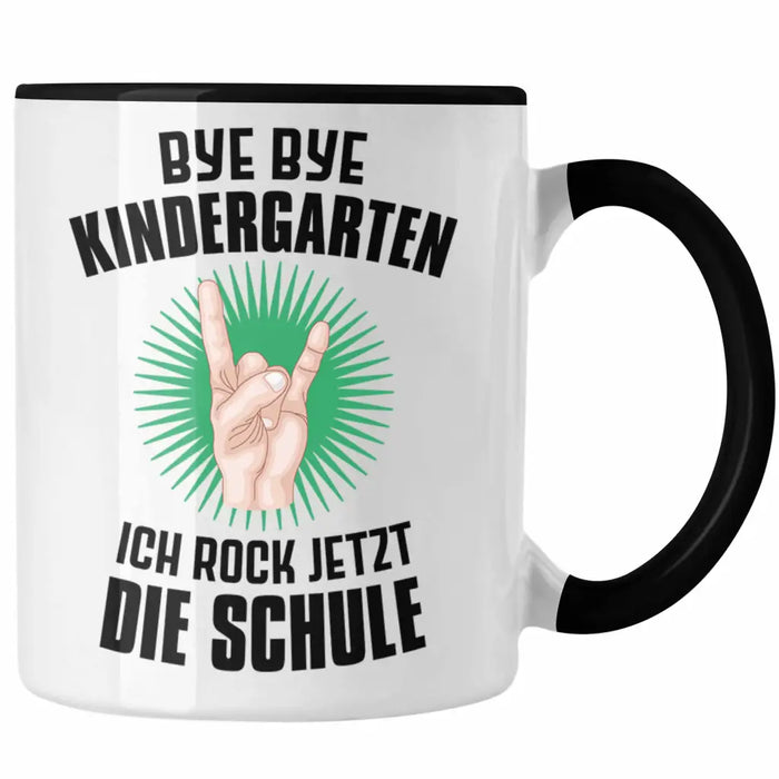 Einschulung Junge Rocke Jetzt Die Schule Geschenk für Schultüte Füllung Tasse Schulstart 1. Schultag Schuleinführung Schulanfang Geschenkidee Schulkind 2022 Trendation