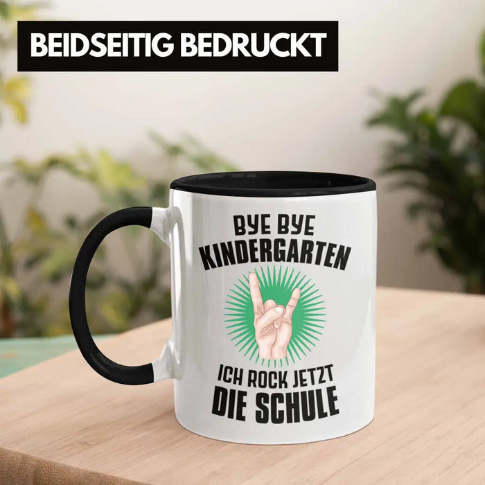 Einschulung Junge Rocke Jetzt Die Schule Geschenk für Schultüte Füllung Tasse Schulstart 1. Schultag Schuleinführung Schulanfang Geschenkidee Schulkind 2022 Trendation