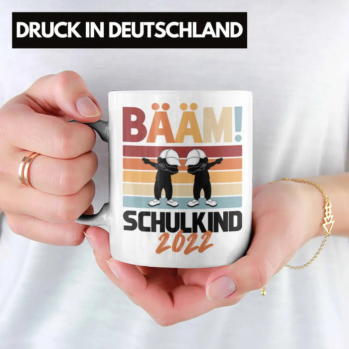 Einschulung Jungs Geschenk für Schultüte Füllung Tasse Schulstart 1. Schultag Schuleinführung Schulanfang Geschenkidee Schulkind Junge Weiß Trendation