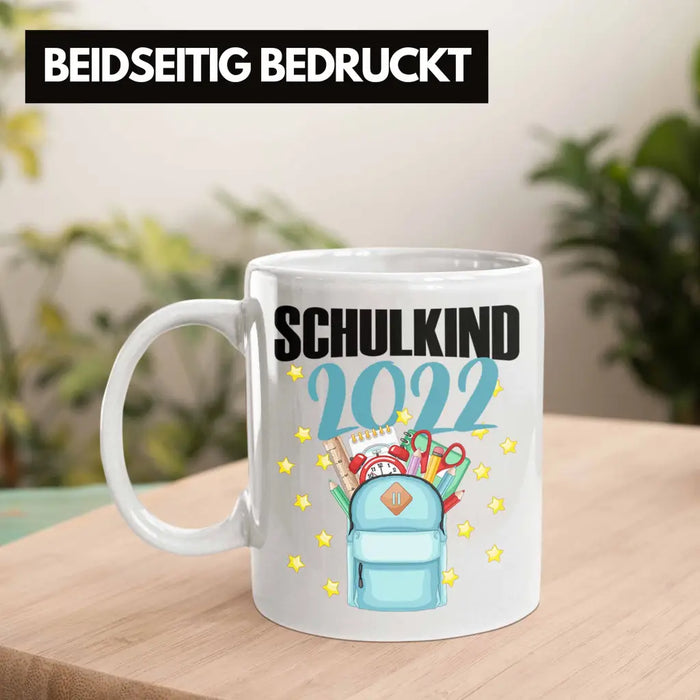 Einschulung Mädchen Geschenk Schultüte Füllung Tasse Schulstart 1. Schultag Schuleinführung Schulanfang Geschenkidee Schulkind 2022 Weiß Trendation