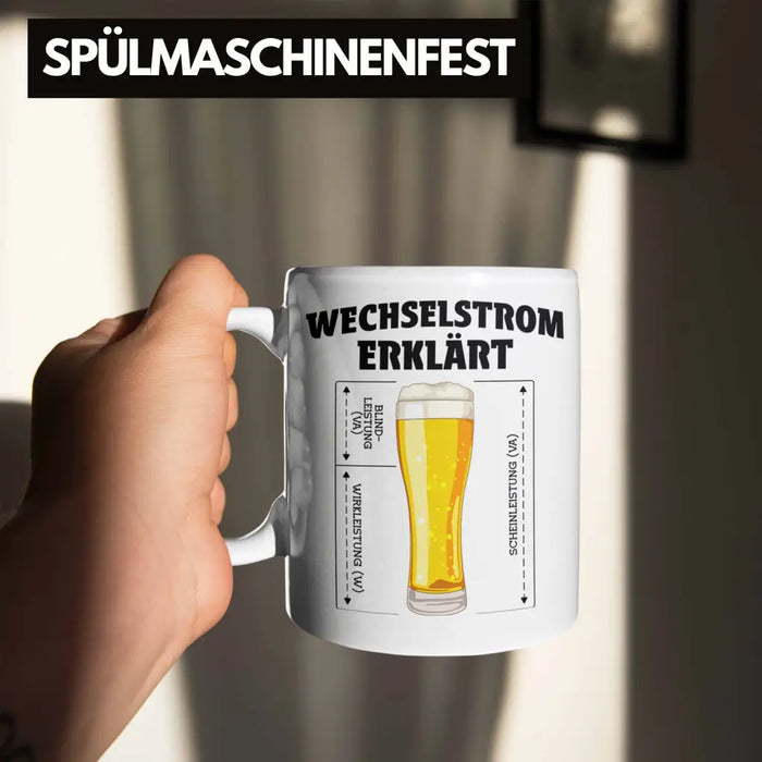Elektriker Tasse Spruch Männer Geschenk Lustig Gadget Geschenke Kaffeebecher Tassen Weiß Trendation