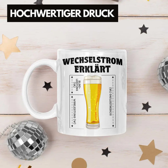 Elektriker Tasse Spruch Männer Geschenk Lustig Gadget Geschenke Kaffeebecher Tassen Weiß Trendation