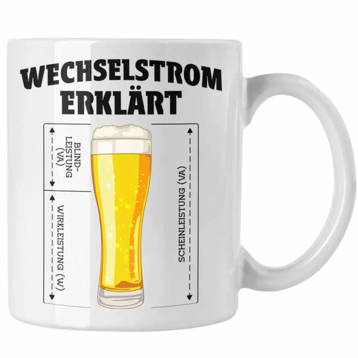 Elektriker Tasse Spruch Männer Geschenk Lustig Gadget Geschenke Kaffeebecher Tassen Weiß Trendation
